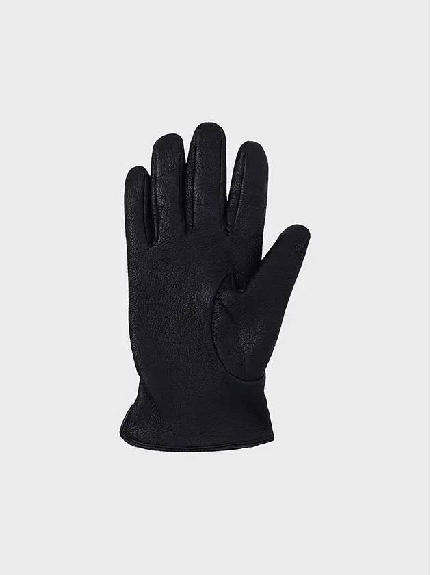 Pre order delivery November 18 Deerskin leather gloves black - NOIRER - BALAAN 5