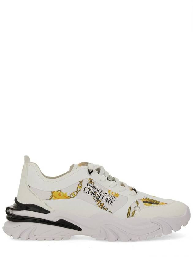 Versace Jeans Couture Sneaker With Logo - VERSACE - BALAAN 1