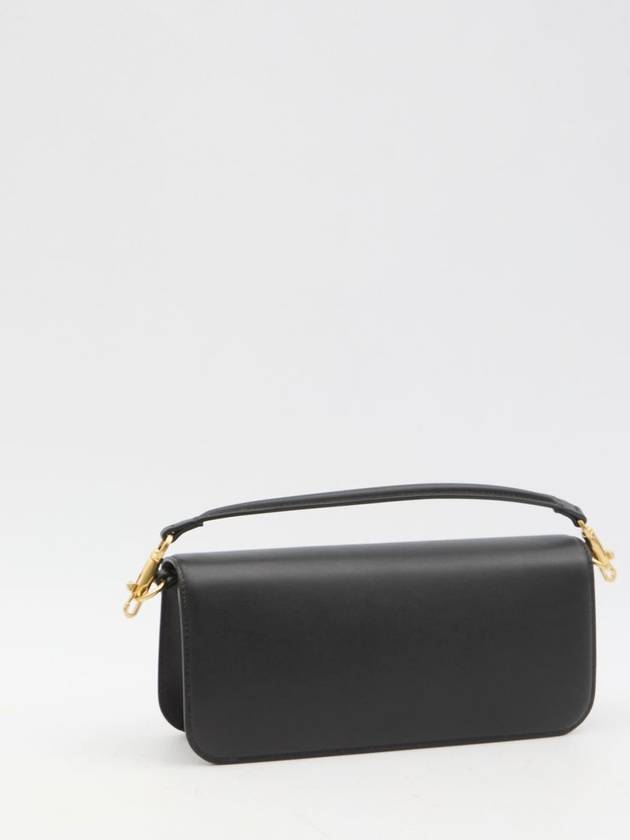 Loco Leather Shoulder Bag Black - VALENTINO - BALAAN 3