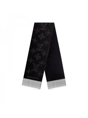 Mahina Flight Mode Scarf Black - LOUIS VUITTON - BALAAN 1