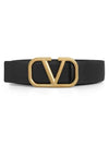 Signature Calfskin Belt Black - VALENTINO - BALAAN 6