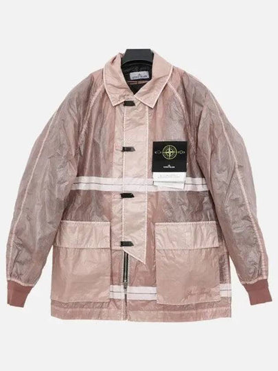 Microfelt Ripstop Cover Down Jacket Rose Quartz - STONE ISLAND - BALAAN 2