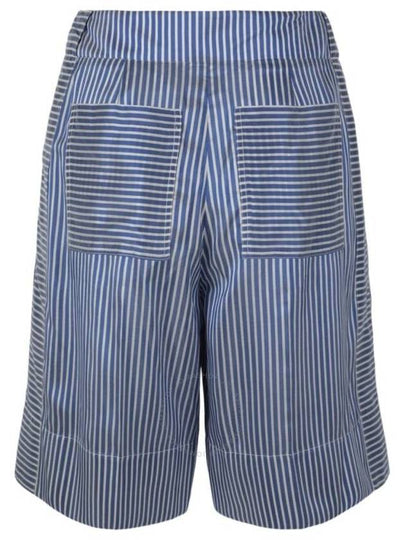 Burberry Ladies Blue / White Ceci Striped Silk Quality Shorts, Brand Size 8 (US Size 6) - BURBERRY - BALAAN 2