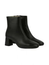 Phoebe Calf Leather Ankle Boots Black - REPETTO - BALAAN 2