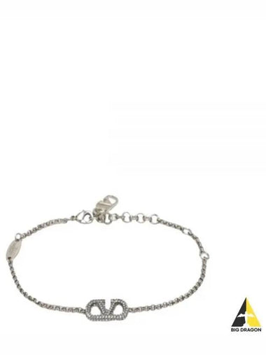 24 4W0J0F84 YCW 68S 4W2J0F84 Metal V LOGO Signature Bracelet - VALENTINO - BALAAN 1