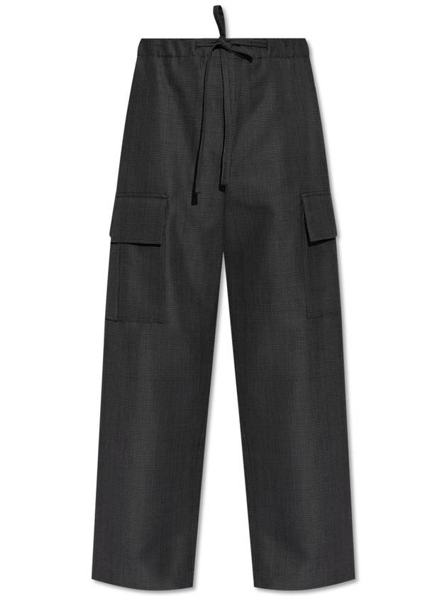 Alexander McQueen Wool Trousers, Women's, Grey - ALEXANDER MCQUEEN - BALAAN 1