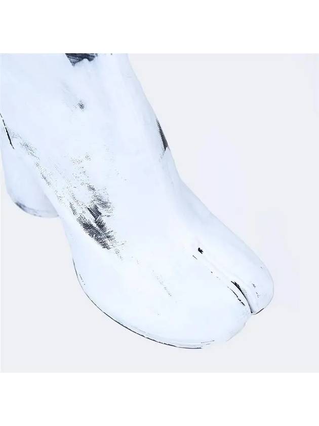 Paint Tabi Ankle Middle Boots White - MAISON MARGIELA - BALAAN.