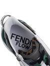 Flow FF Jacquard Leather Running Low Top Sneakers Grey - FENDI - BALAAN 8