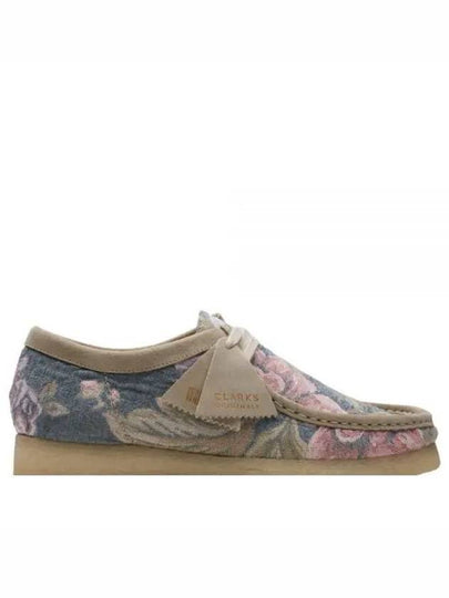 Wallabee Print Loafers Grey Floral - CLARKS - BALAAN 2