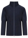 Pleated Full Zipper Cardigan Navy - ISSEY MIYAKE - BALAAN 2