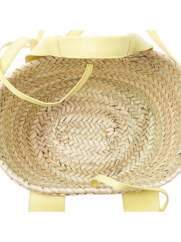 Sense Small Raffia Tote Bag Beige Yellow - CHLOE - BALAAN 11