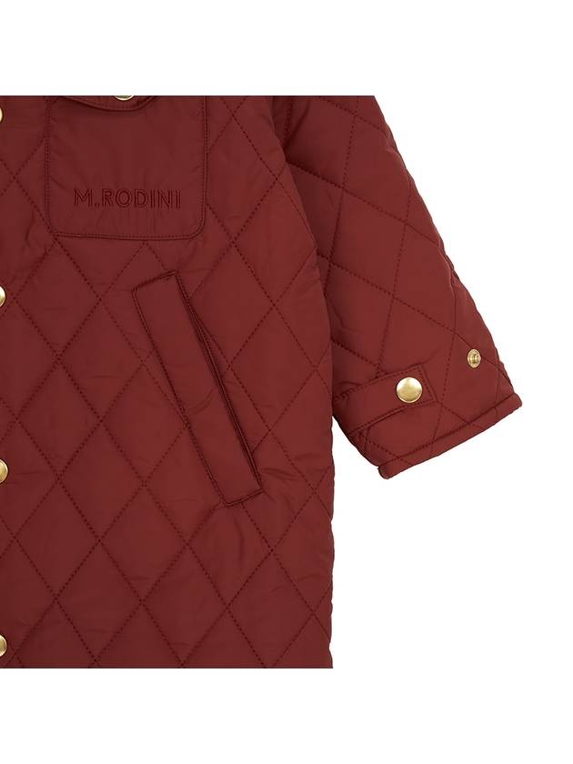 Kids quilted padded coat 2471012416 BROWN - MINI RODINI - BALAAN 6