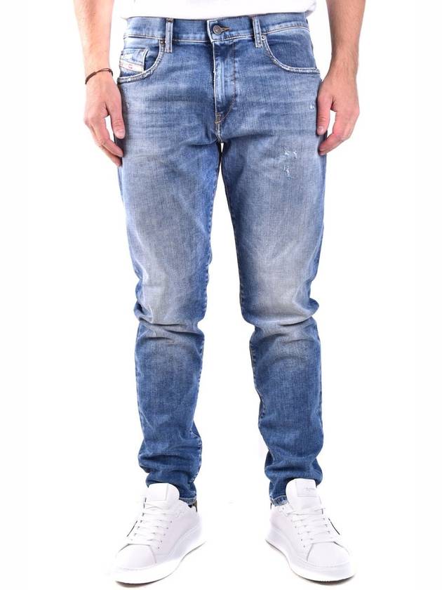 Men's Dstrukt Slim Jeans Medium Blue - DIESEL - BALAAN 3