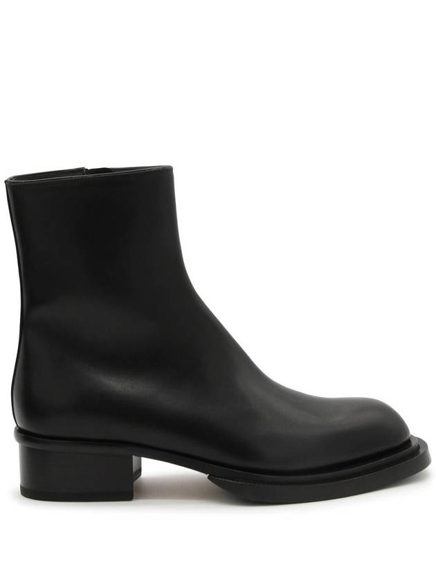 Zip Biker Boots Black - ALEXANDER MCQUEEN - BALAAN 2