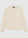 GOU DAMAGED CARDIGAN CREAM - NOICE - BALAAN 3