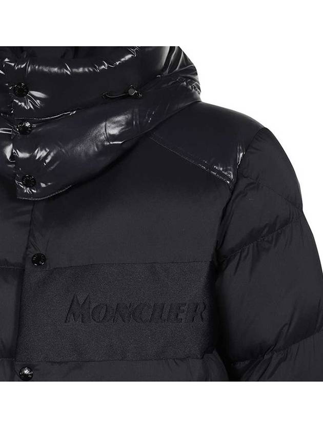 Men's Outerette Down Long Padding Navy - MONCLER - BALAAN 7