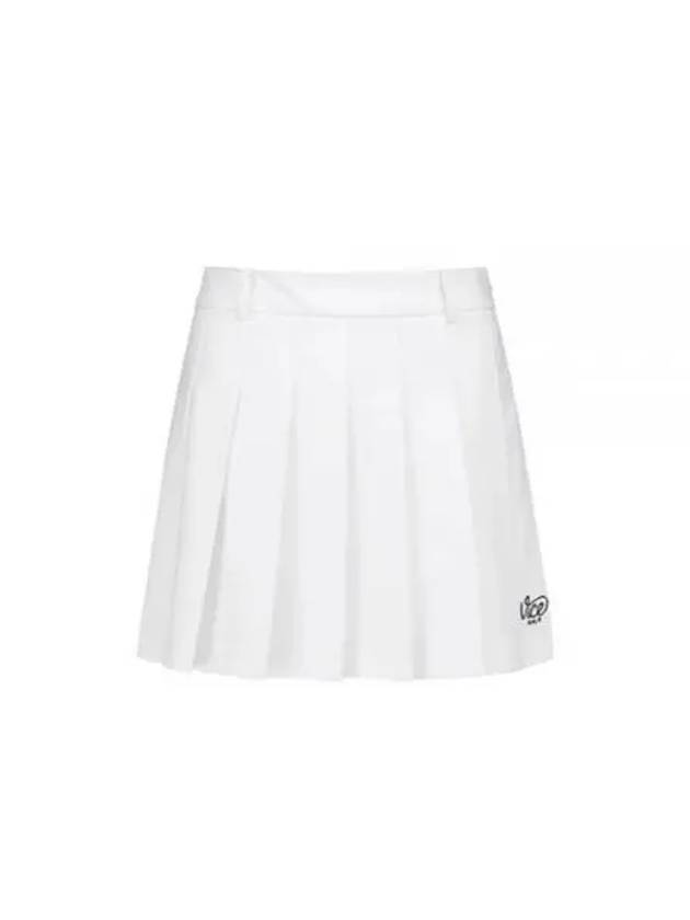 24 W BASIC PLEATS SKORT VGDMWSQ06BW Women s Pleated Skirt - VICE GOLF - BALAAN 1