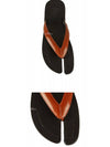 Men's Stitch Tabi Flip Flops Black Brown - MAISON MARGIELA - BALAAN 8