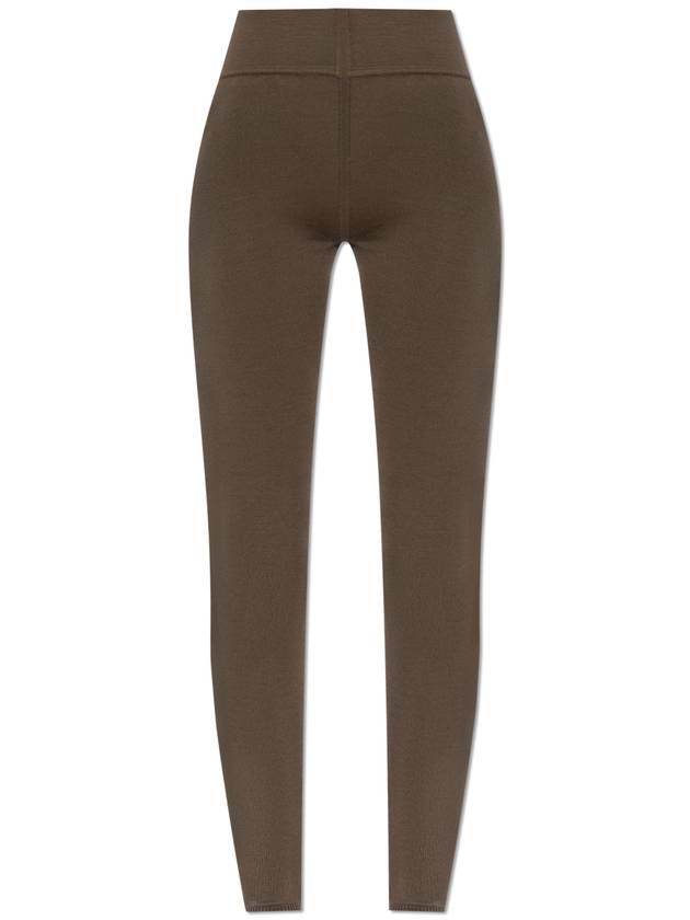 Rick Owens Wool Leggings, Women's, Brown - RICK OWENS - BALAAN 1