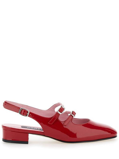 'Peche' Red Mary Jane Pumps In Patent Leather Woman - CAREL - BALAAN 1