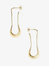 Short Drop Earrings Gold - LEMAIRE - BALAAN 2