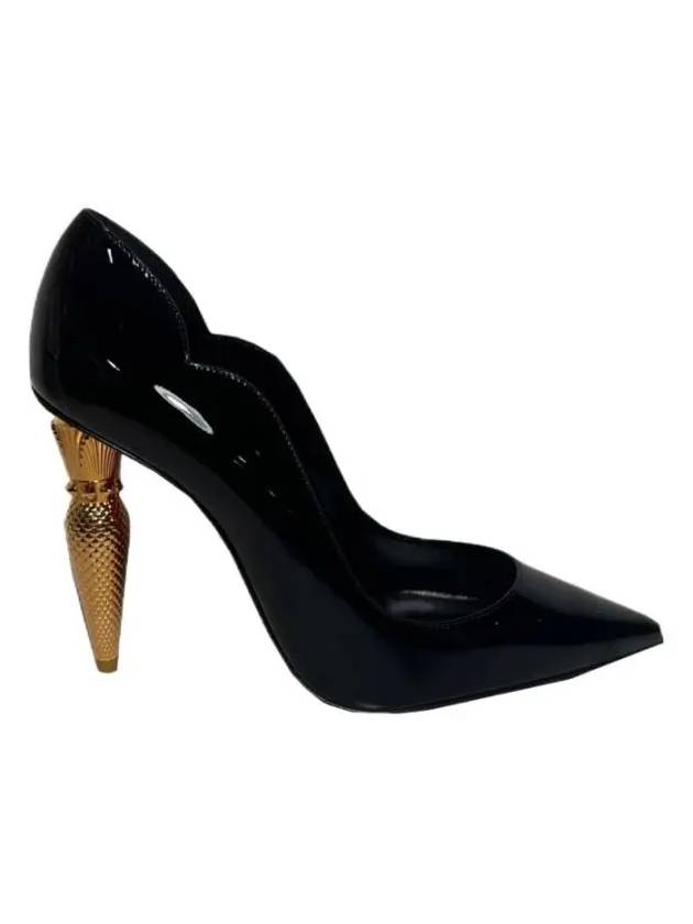 Women's Lip Chick Patent Pumps Heel Black - CHRISTIAN LOUBOUTIN - BALAAN.