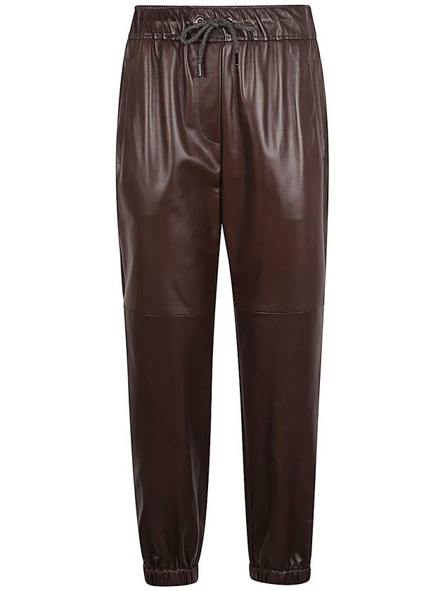 Brunello Cucinelli Trousers Brown - BRUNELLO CUCINELLI - BALAAN 1