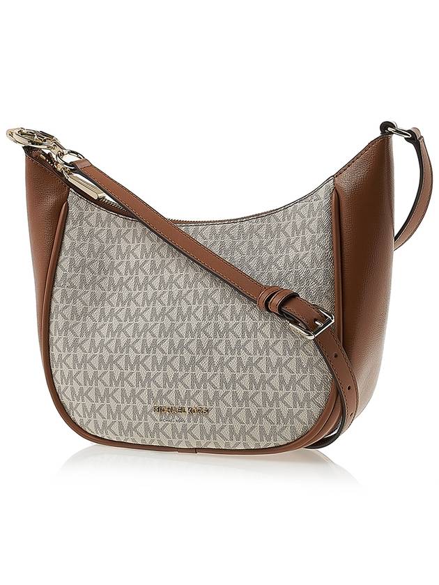 Women's Cheryl Canvas Shoulder Bag White - MICHAEL KORS - BALAAN 3