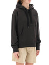 Sylla Embroidered Logo Oversized Hoodie Faded Black - ISABEL MARANT - BALAAN 3