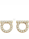 Gancini Pearl Earrings Gold - SALVATORE FERRAGAMO - BALAAN 2