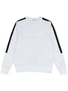 Shoulder color line white sweatshirt TEE189 - IKALOOOK - BALAAN 1