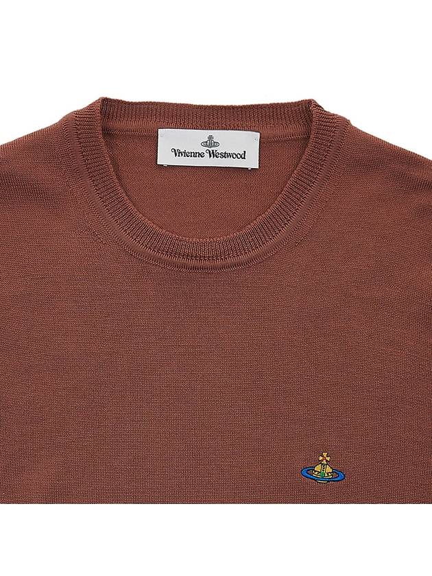 Men's ORB Embroidered Logo Wool Knit Top Akron - VIVIENNE WESTWOOD - BALAAN 4