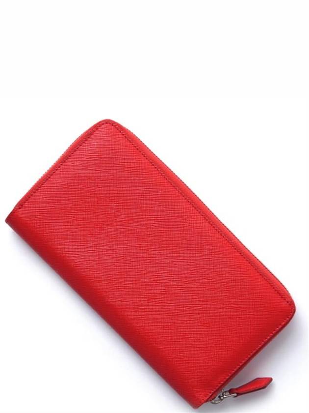 Bambi Leather Long Wallet Red - GIVENCHY - BALAAN 4
