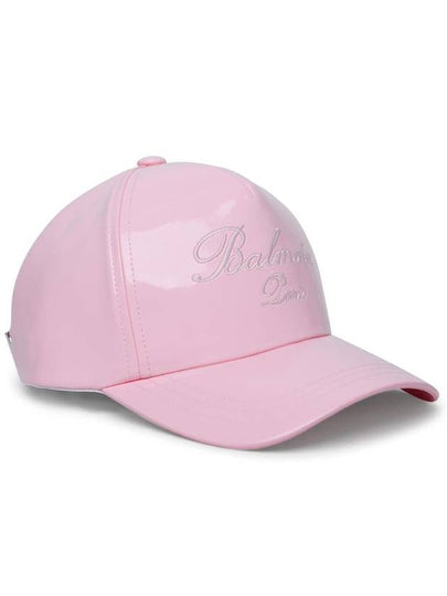 Balmain Pink Polyester Cap - BALMAIN - BALAAN 2