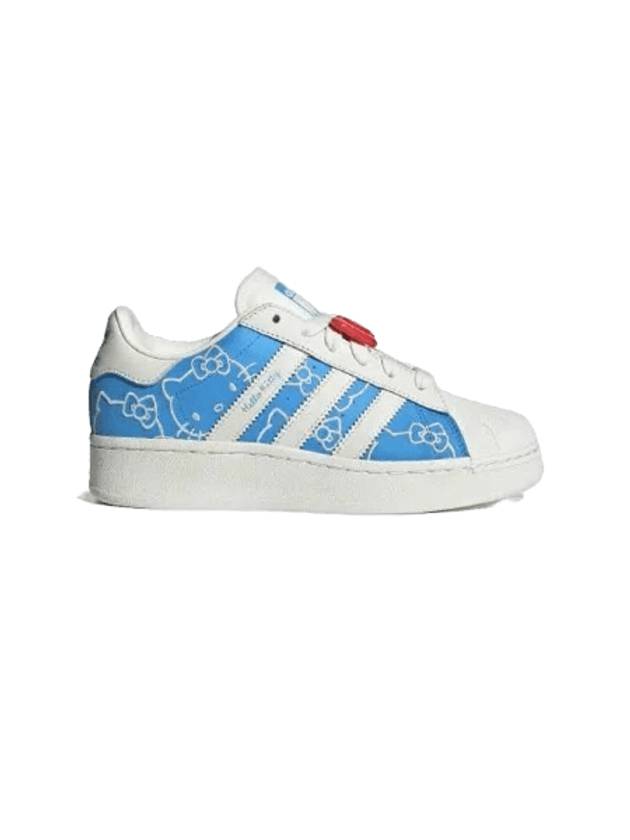 Hello Kitty Superstar XLG Low-Top Sneakers Blue - ADIDAS - BALAAN 1