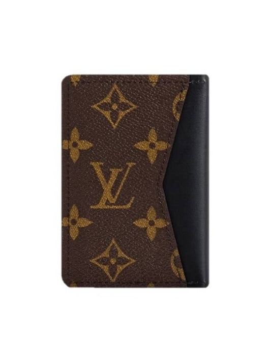 Pocket Organizer Macassa Card Wallet Brown Black - LOUIS VUITTON - BALAAN 2