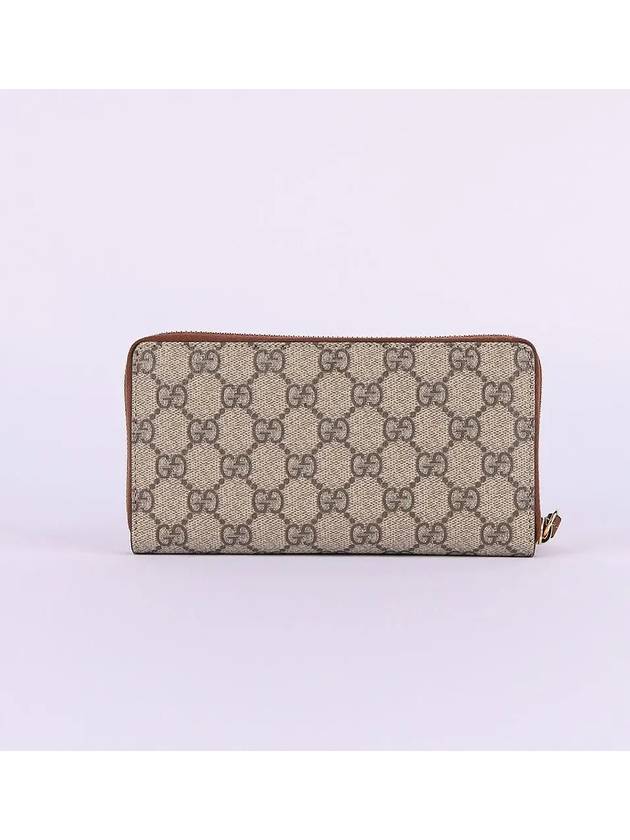 Women’s GG Supreme Long Wallet Beige - GUCCI - BALAAN 3