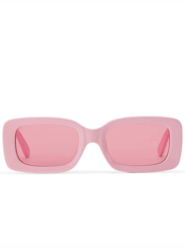 LV Circle Rectangle Sunglasses Pink - LOUIS VUITTON - BALAAN 3