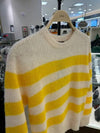 Women s Striped Alpaca Wool Knit Yellow WPAAXF23100AAD - A.P.C. - BALAAN 3