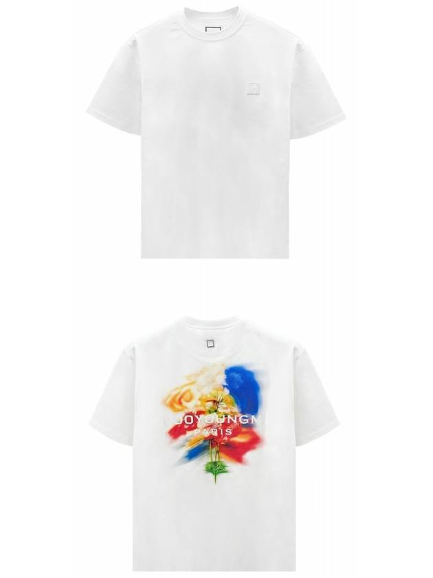 M243TS06714W Swaying Flower Back Logo T Shirt White Women s TEO - WOOYOUNGMI - BALAAN 4