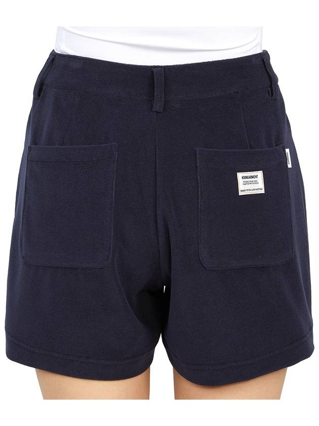 Women's Golf Shorts Navy - HORN GARMENT - BALAAN 8