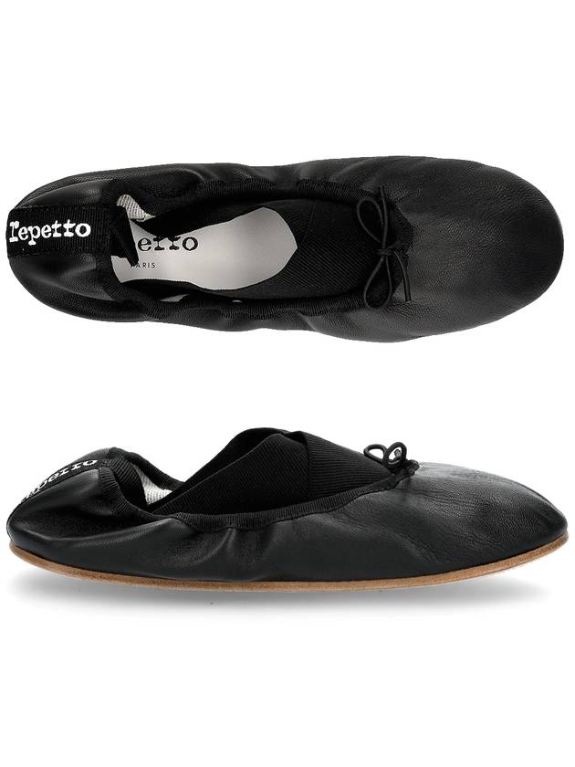 Guiana leather ballerina shoes black - REPETTO - BALAAN 2
