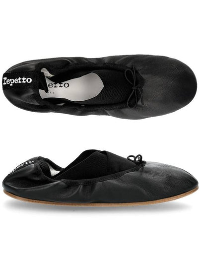 Gianna Leather Ballet Flat Black - REPETTO - BALAAN 2