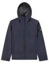 Men's Soft Shell Pure Insulation Technology Primaloft Hooded Jacket Navy - STONE ISLAND - BALAAN 2