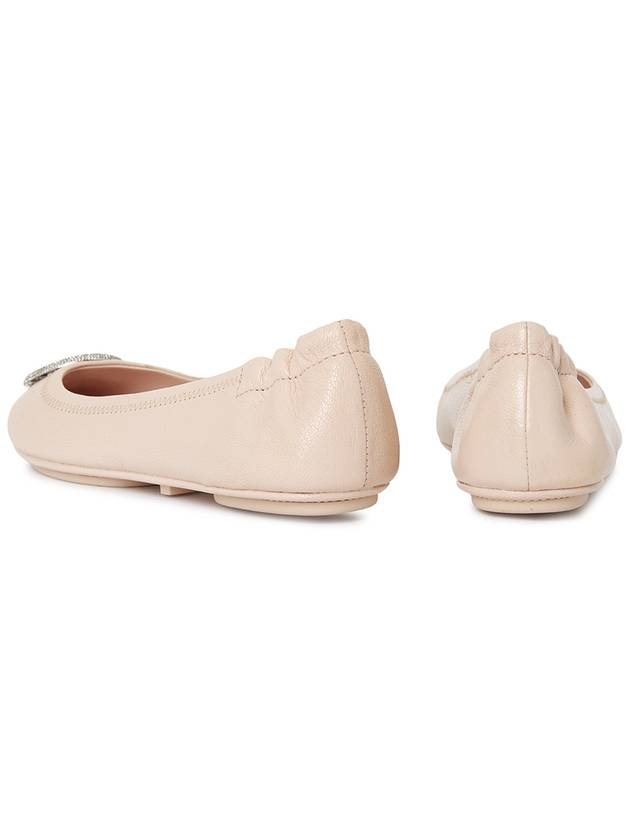 Minnie Leather Flat Pink - TORY BURCH - BALAAN 7