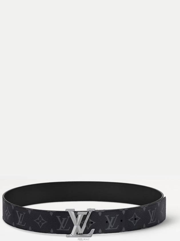 Men's LV Pyramide 40MM Leather Belt Black - LOUIS VUITTON - BALAAN 2