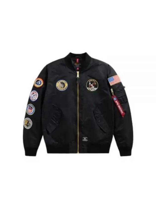 L 2B APOLLO GEN II FLIGHT JACKET MJL53003C1 BLACK aviation jumper - ALPHA INDUSTRIES - BALAAN 1