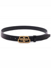 Women's BB Buckle Belt Black Gold - BALENCIAGA - BALAAN 5