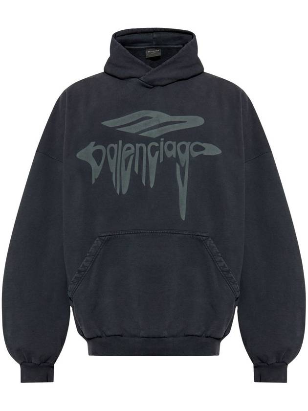 3B Liquified Large Fit Hoodie Black - BALENCIAGA - BALAAN 2