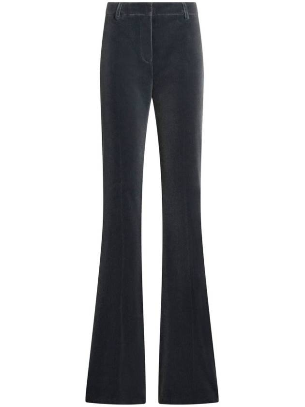 Women s Velvet Flare Pants Gray - ETRO - BALAAN 2